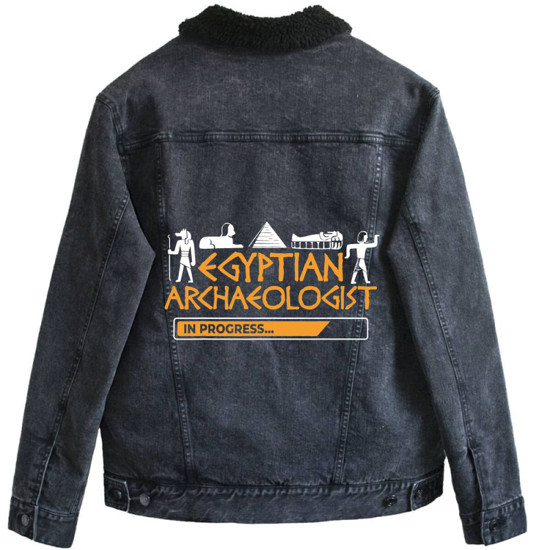 Ancient Egyptian Clothing Archaeologist Egyptian A Unisex Sherpa-Lined Denim Jacket by CRISTIEHUDSON | Artistshot