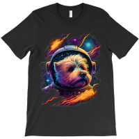 Astronaut Norfolk Terrier Dog Space Galaxy 1 T-shirt | Artistshot