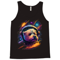 Astronaut Norfolk Terrier Dog Space Galaxy 1 Tank Top | Artistshot