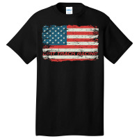 Dirt Track Racing American Flag Extreme Lover Basic T-shirt | Artistshot