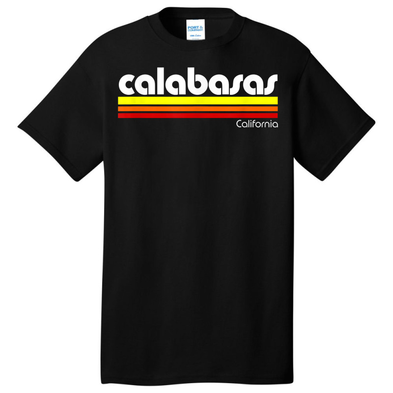 Retro Calabasas California T Shirt Basic T-shirt by TeaMenShop | Artistshot