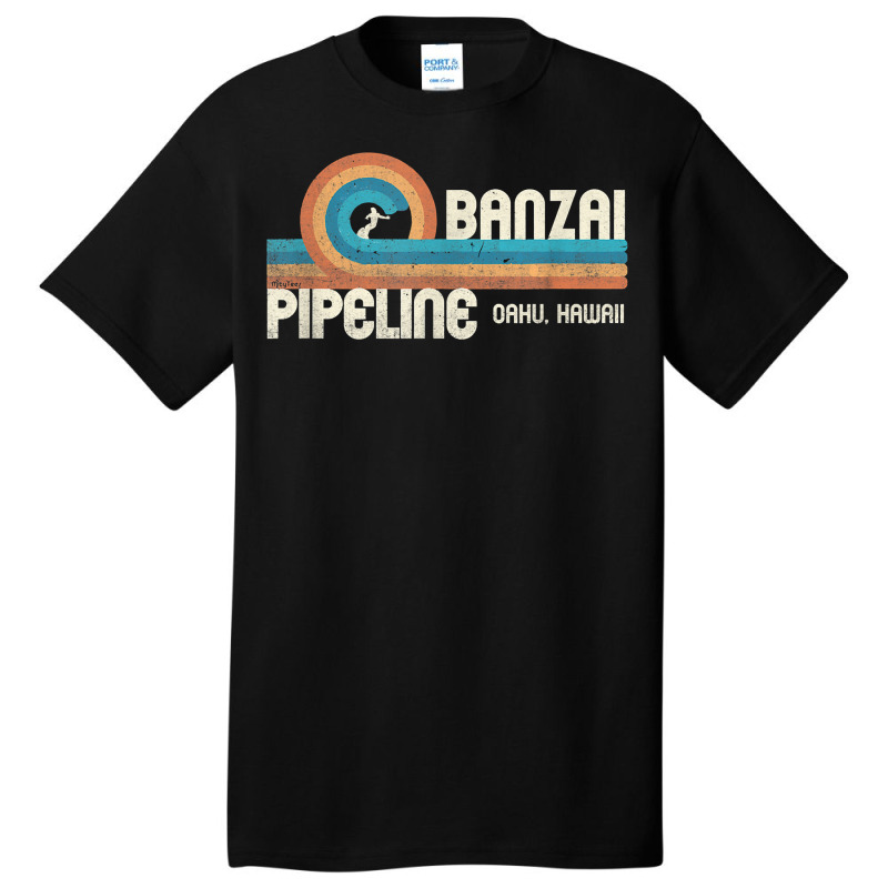 Banzai Pipeline   80's Graphic   North Shore Hawaii T Shirt Basic T-shirt | Artistshot