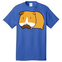 Mustache Guinea Pig Basic T-shirt | Artistshot