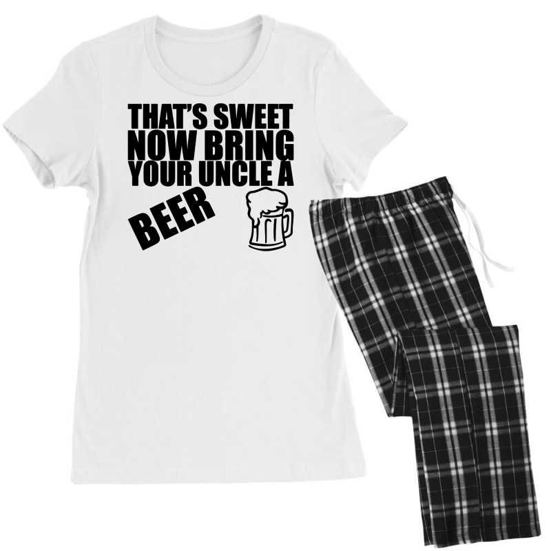 Uncle Beer Joke Women's Pajamas Set | Artistshot