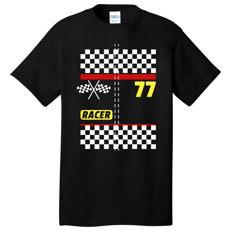 Race Car Driver Costume For Halloween Basic T-shirt by saterseim | Artistshot