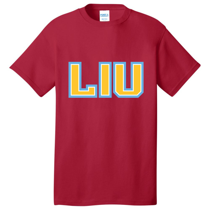 Liu Gold Wordmark Basic T-shirt by SportZen | Artistshot