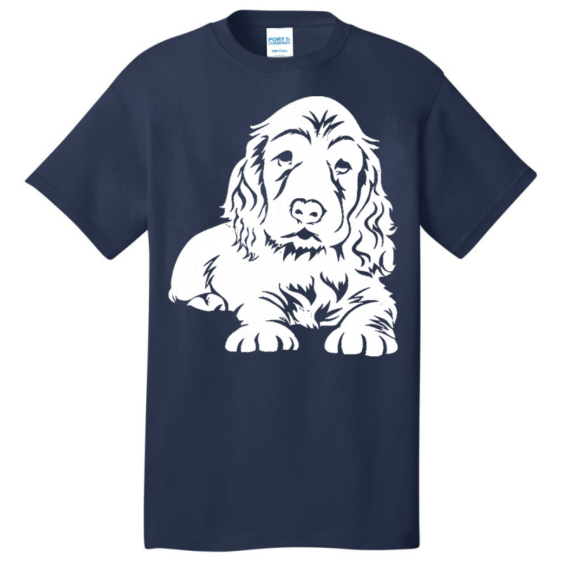 Cocker T  Shirt Cute Cocker Spaniel Gift T  Shirt Basic T-shirt by shouthire | Artistshot