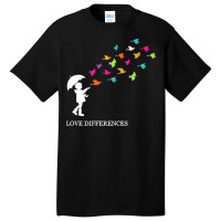 Autism Awareness T  Shirt Love Differences Awesome Autism Awareness Gi Basic T-shirt | Artistshot