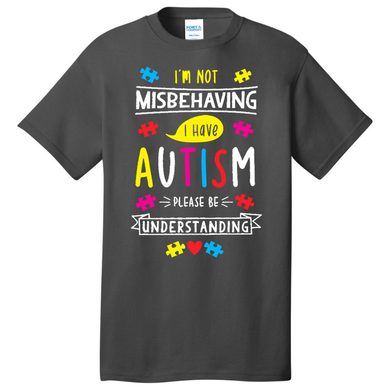 Autism T  Shirt Autism Awarenes Cute Basic T-shirt by joanie38206 | Artistshot