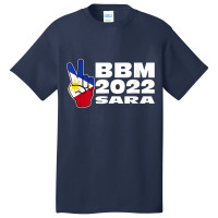 Bbm 2022 Bongbong Marcos Sara Philippines Flag Red Basic T-shirt | Artistshot