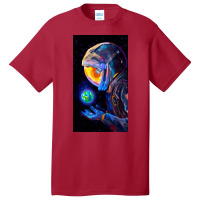 Space, Mars, Fantasy, Kids, Trippy, Cosmic,nying,' Rocket, Earth Basic T-shirt | Artistshot