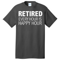 Every Hour Is Happy Hour Basic Basic T-shirt | Artistshot