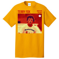 Terry Fox Picture Basic T-shirt | Artistshot