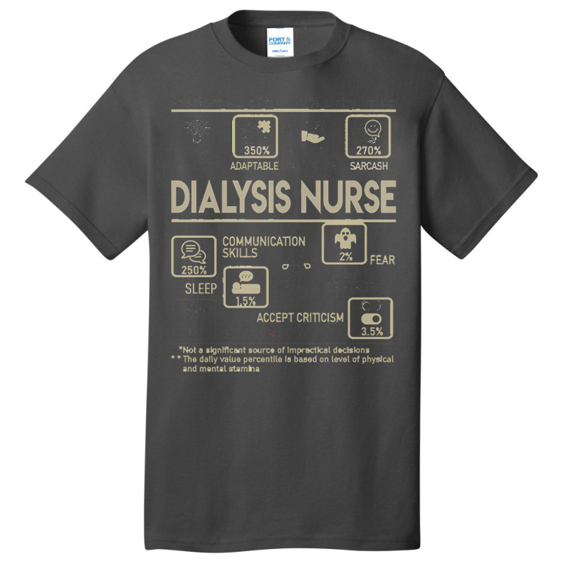 Dialysis Nurse T  Shirt Dialysis Nurse T Shirt   Multitasking Daily Va Basic T-shirt | Artistshot