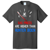 Joe Biden Gas Prices Are Higher Than Hunter Worst President T Shirt Basic T-shirt | Artistshot