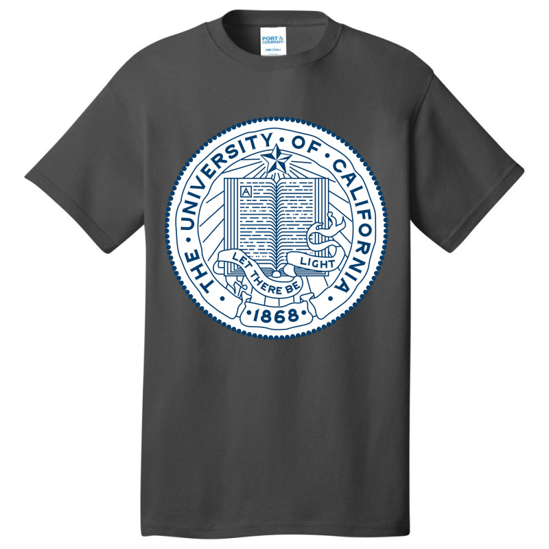 The University Of California Vectorized Basic T-shirt by Suksesan | Artistshot