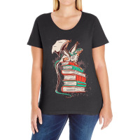 Author Textbookshelf Bookshelf Reading Reading Stu Ladies Curvy T-shirt | Artistshot