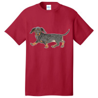 Black And Tan Dachshund Basic T-shirt | Artistshot