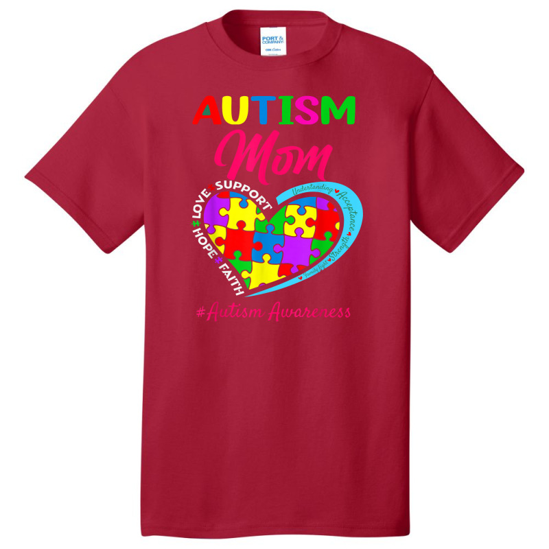 Understanding Autism Awareness Mom Gifts Basic T-shirt by fardinugraha | Artistshot