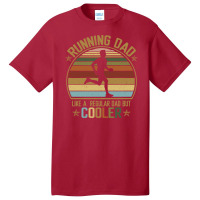 Running Dad Funny Marathon Runner Father's Day Basic T-shirt | Artistshot