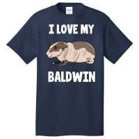 I Love My Baldwin Guinea Pig Basic T-shirt | Artistshot