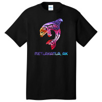 Metlakatla Alaska Native American Orca Killer Whale Raglan Baseball Te Basic T-shirt | Artistshot