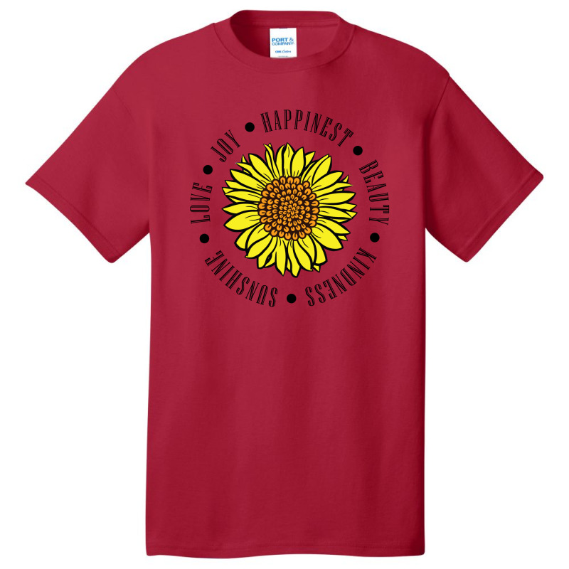 Sunflower Quotes Basic T-shirt | Artistshot