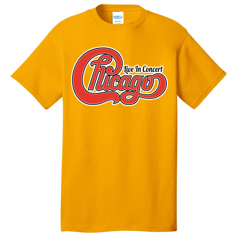 Chicago Live In Concert Basic T-shirt by matthewquayle890101 | Artistshot