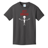 Alien Just Arrived Basic Youth T-shirt | Artistshot