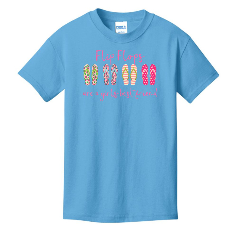 Beach Flip Flops Are A  Best Friend Shoe Basic Youth T-shirt | Artistshot