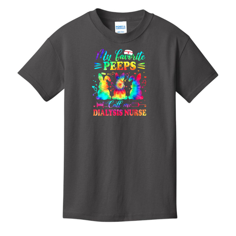 Dialysis Nurse Tie Dye Favorite Nurse Easter Basic Youth T-shirt by YenNgoc | Artistshot