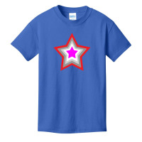 Lightning Star Red Star Orange Star Yellow Star Peach Star Teal Star Basic Youth T-shirt | Artistshot