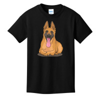 Belgian Shepherd Malinois T Shirtbelgian Malinois Shepherd Dog Gift Id Basic Youth T-shirt | Artistshot