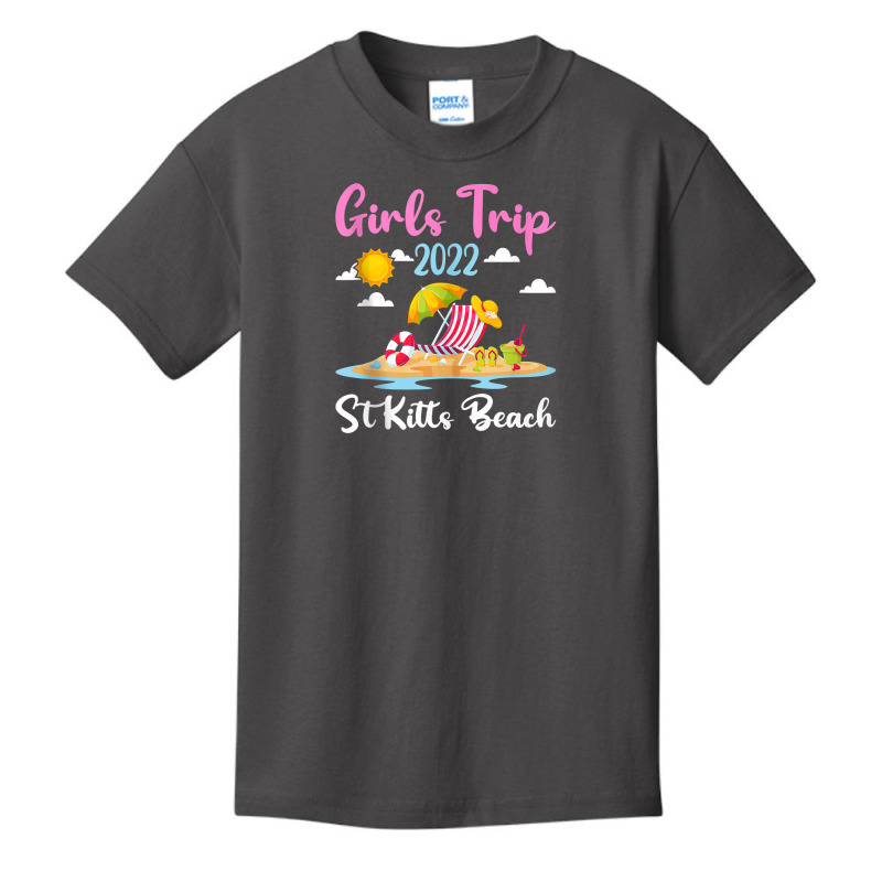 Summer Vacation Girls Trip 2022 Lost Paradise St Kitts Beach Tank Top Basic Youth T-shirt by Tiktify | Artistshot