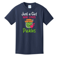 Pickles Just A Girl Who Loves Pickles Canning T Shirt Basic Youth T-shirt | Artistshot