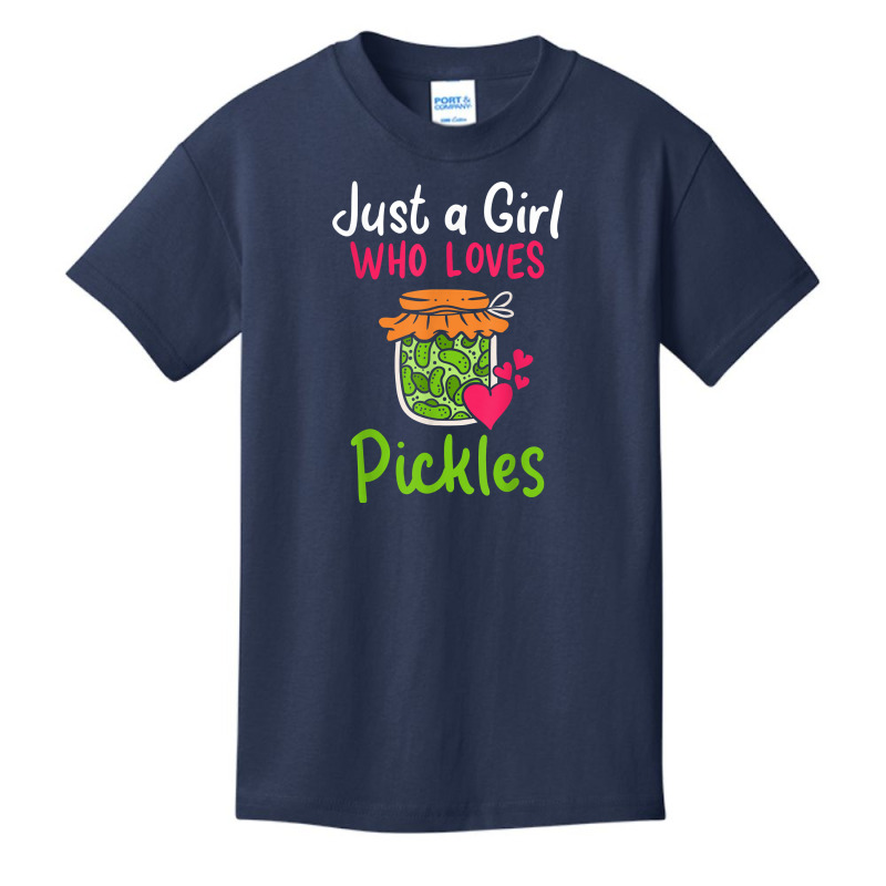 Pickles Just A Girl Who Loves Pickles Canning T Shirt Basic Youth T-shirt by phuongvu | Artistshot