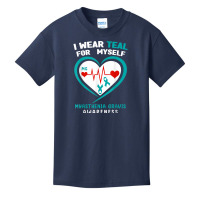 I Wear Teal For Myself Myasthenia Gravis Awareness T Shirt Basic Youth T-shirt | Artistshot