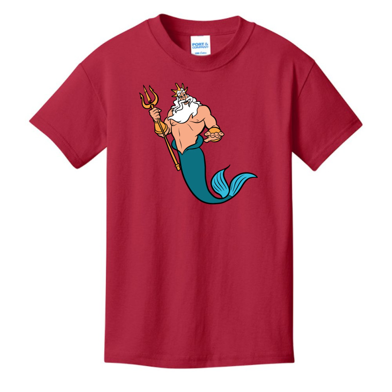 King Triton Basic Youth T-shirt by kisakisa | Artistshot