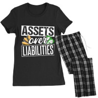 Assets Over Liabilities Accountant Women's Pajamas Set | Artistshot