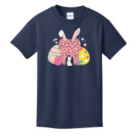 Bunny Ears T  Shirt Dental Cute Tooth Bunny Ears Leopard Print Easter Basic Youth T-shirt | Artistshot