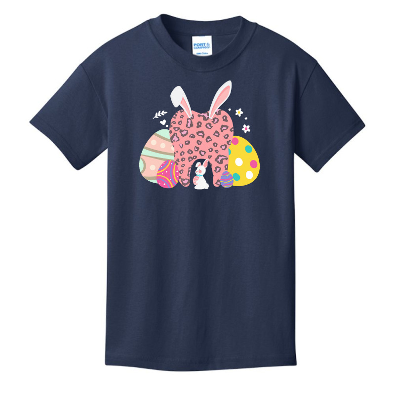 Bunny Ears T  Shirt Dental Cute Tooth Bunny Ears Leopard Print Easter Basic Youth T-shirt by hermanceline | Artistshot