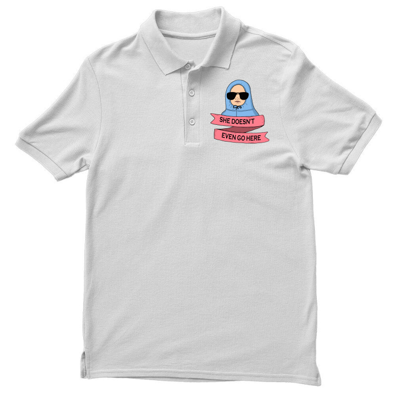 She Doesn't Even Go Here Men's Polo Shirt | Artistshot