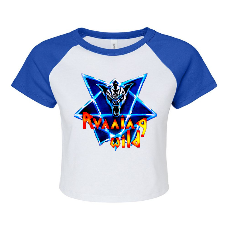 Running Wild Special Art Raglan Crop Top by Citra Ciko | Artistshot