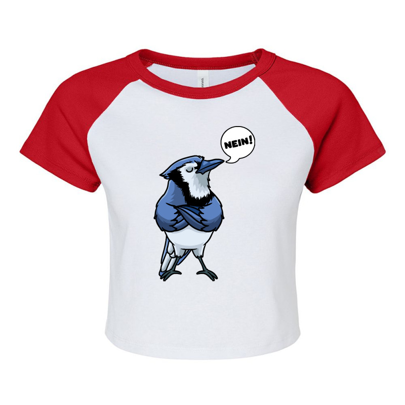 Blue Jay Bird T  Shirt Blue Jay Bird Cyanocitta Cristata T  Shirt Raglan Crop Top by martyprosacco868 | Artistshot