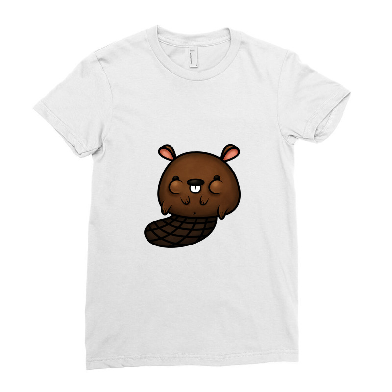 Otter Ladies Fitted T-Shirt by azka | Artistshot