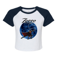 Zorro For Light Raglan Crop Top | Artistshot