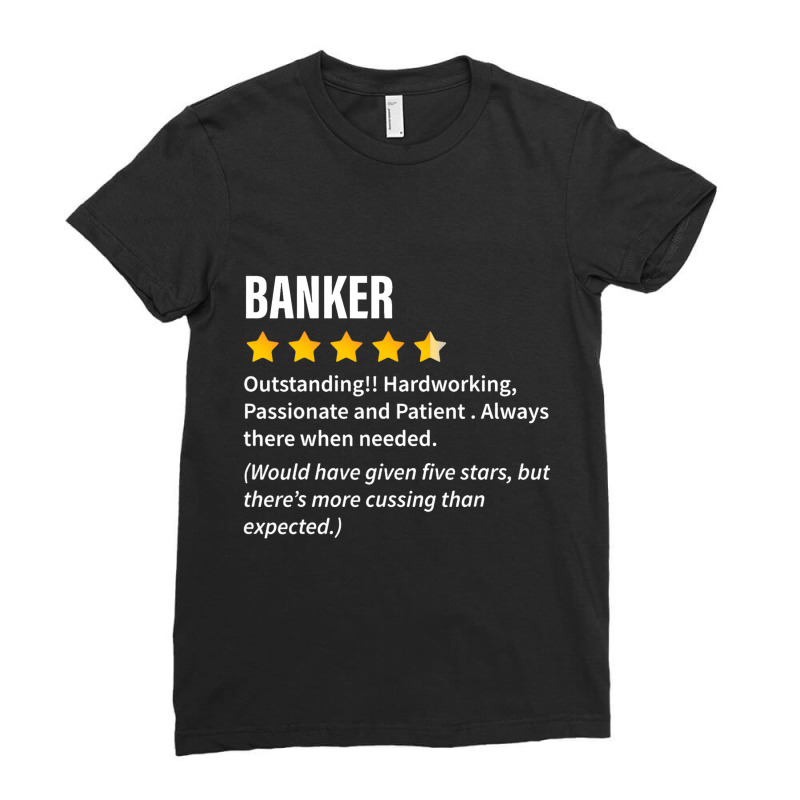 Banker Definition Tee Funny Banker Cool Idea Ladies Fitted T-Shirt by ZariahVang | Artistshot