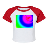 Multicolor Gradient Background For Cover Template, Blurred, Etc Raglan Crop Top | Artistshot