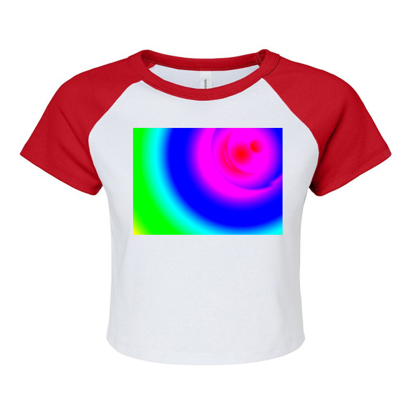 Multicolor Gradient Background For Cover Template, Blurred, Etc Raglan Crop Top by argo | Artistshot