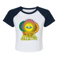 Vintage-animal Collective Raglan Crop Top | Artistshot